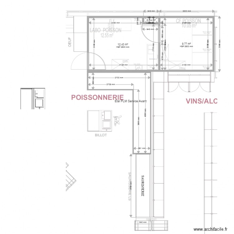 SU L Hormes PLM Projet 2018 V2. Plan de 0 pièce et 0 m2