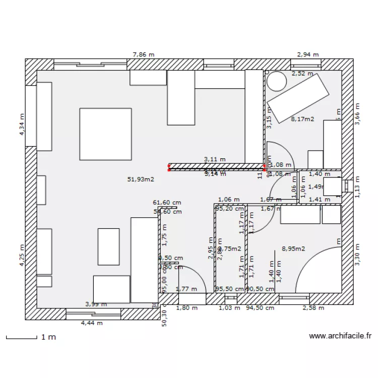 Maison 2 WC. Plan de Maison 2 WC. Plan de