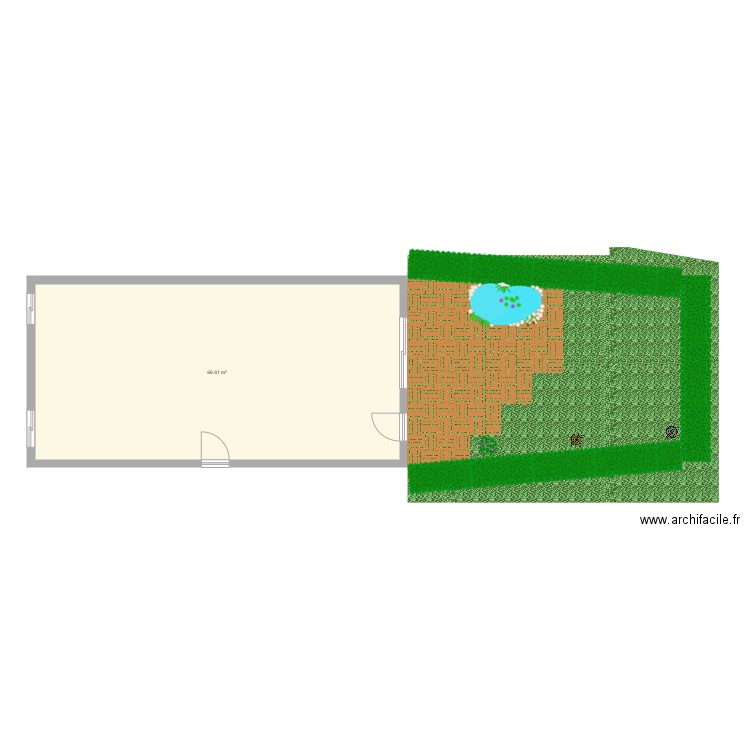 Appart Corniche Fleurie 2. Plan de 0 pièce et 0 m2