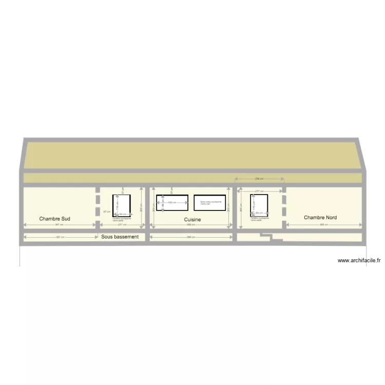 Facade cuisine. Plan de Facade cuisine. Plan de