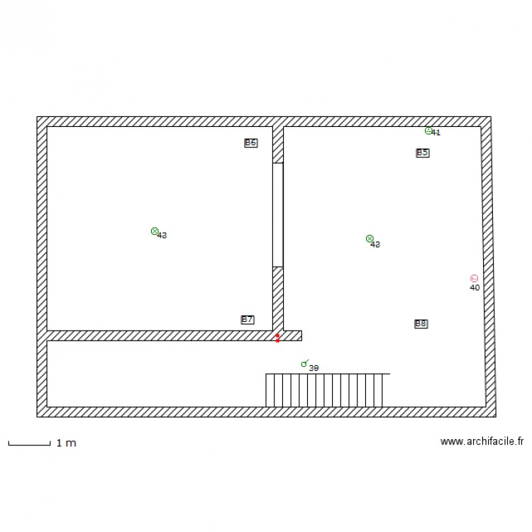 cave. Plan de 0 pièce et 0 m2