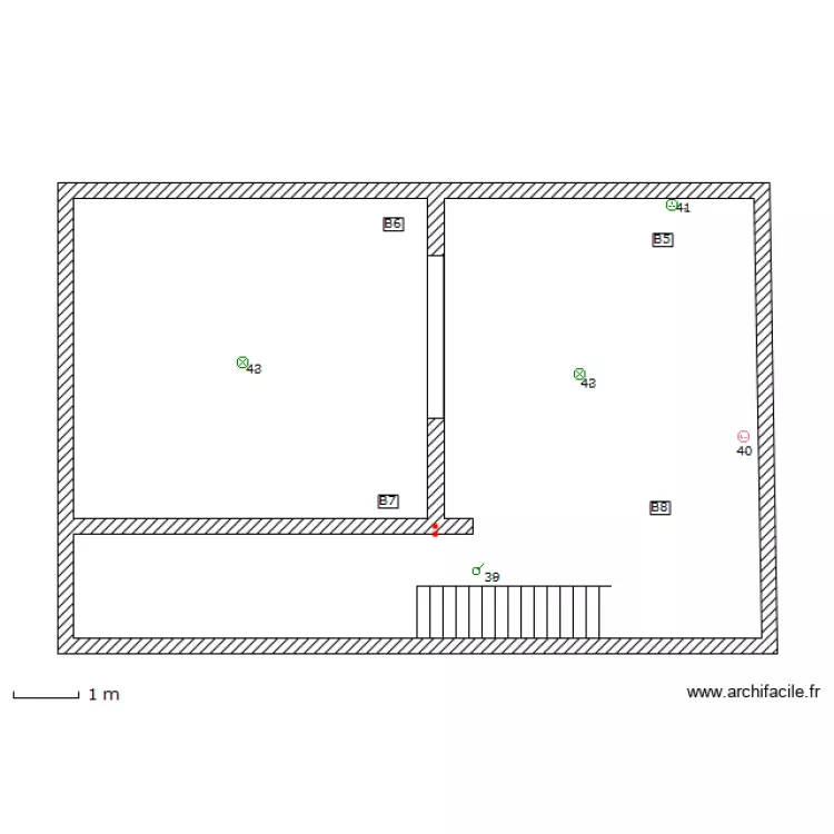 cave. Plan de 