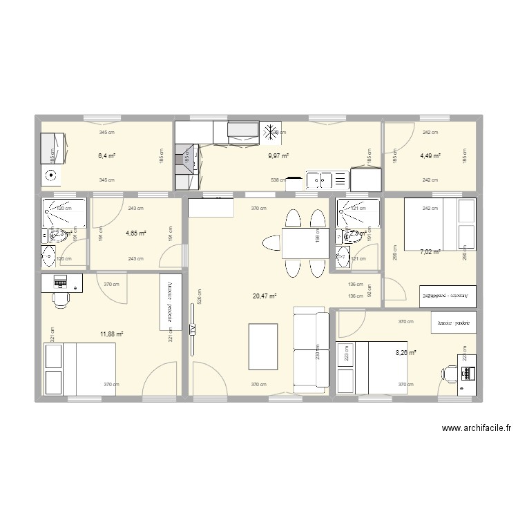ujht. Plan de 0 pièce et 0 m2
