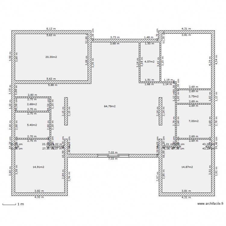Concept U. Plan de 0 pièce et 0 m2
