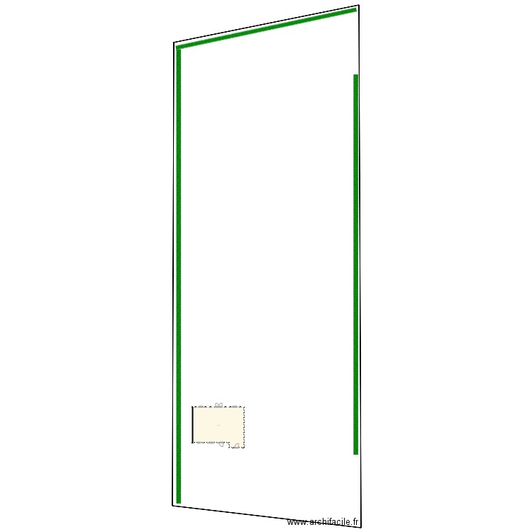 Plan maison et cours. Plan de 0 pièce et 0 m2