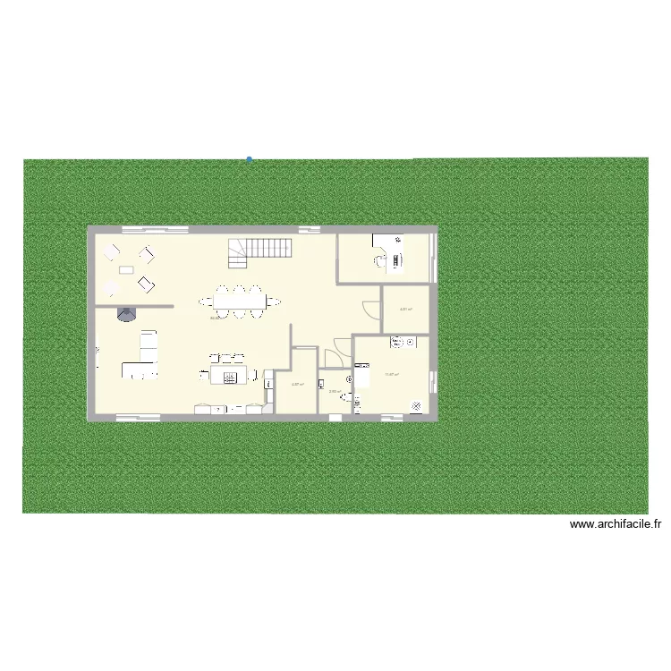 maison futur. Plan de 