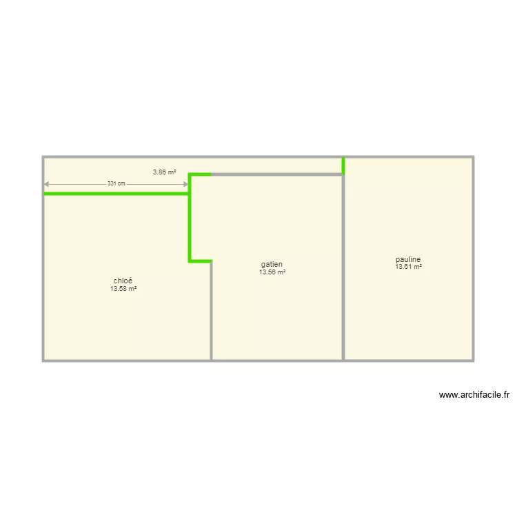 repartion chambre enfants. Plan de repartion chambre enfants. Plan de
