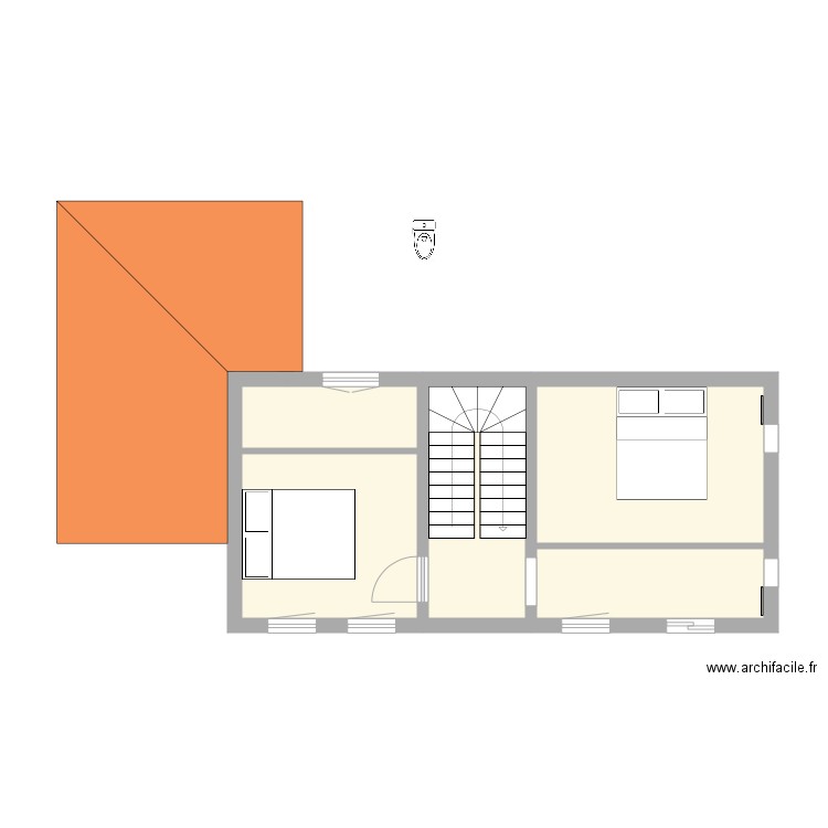 Maison de campagne Etage. Plan de 0 pièce et 0 m2