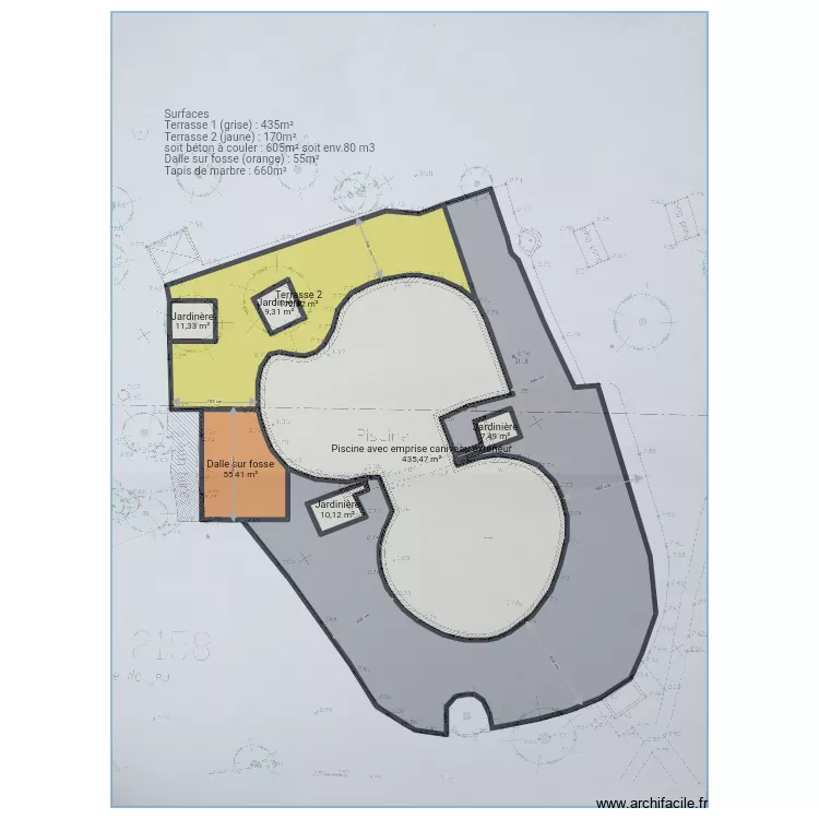 Ghiso Perla Di mare. Plan de 