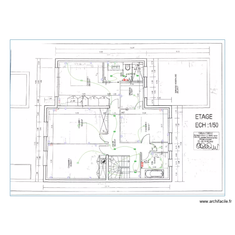 Etage Nouvel. Plan de Etage Nouvel. Plan de