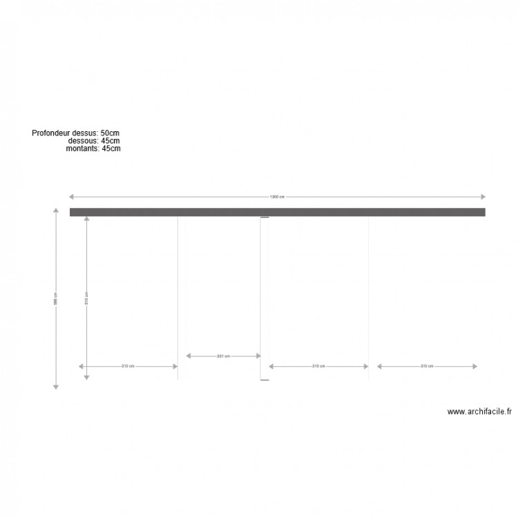 plan de travail A. Plan de 0 pièce et 0 m2