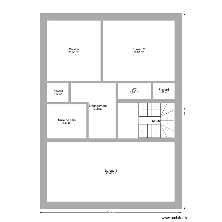 SOUS SOL 295 G&eacute;n&eacute;ral De Gaulle. Plan de 