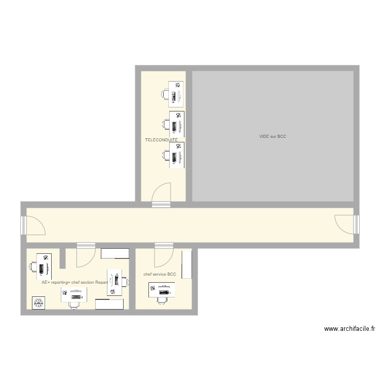 BCC etage 1 . Plan de 0 pièce et 0 m2