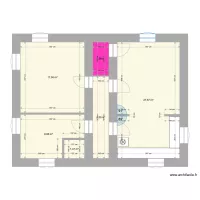 plan RDC - cuisine &agrave; droite - fenetres fixes