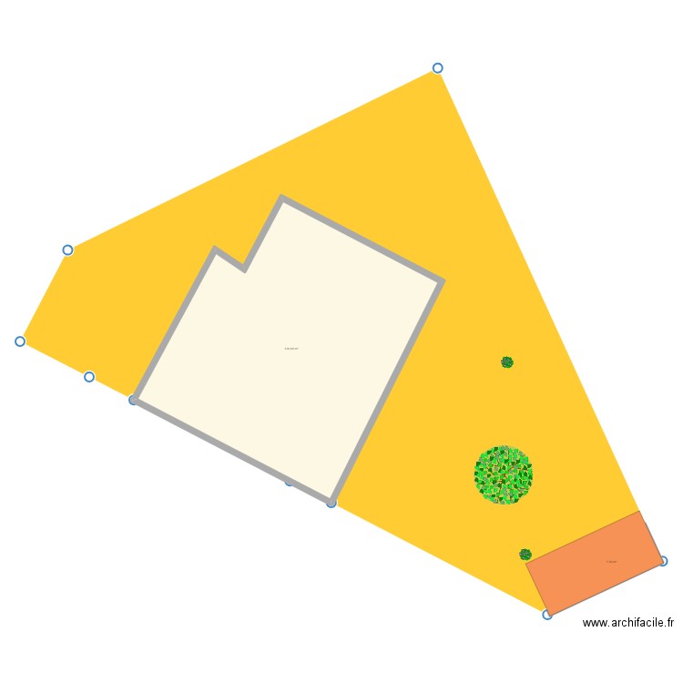 aucamville v2. Plan de 2 pièces et 134 m2