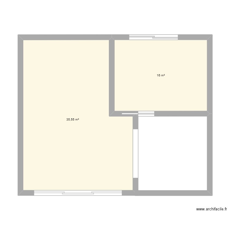 Dormoy's family Home V30. Plan de 2 pièces et 52 m2