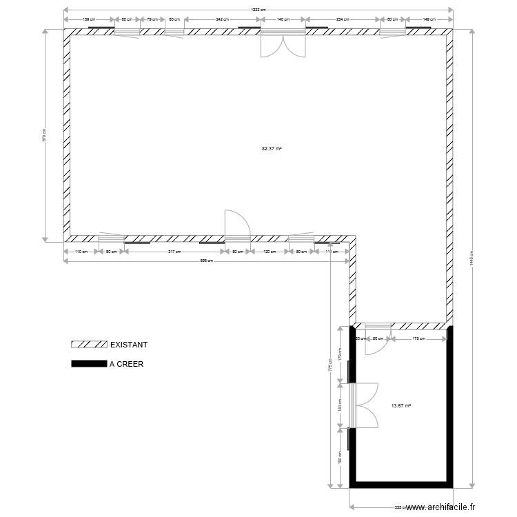 plan de masse oble. Plan de 0 pièce et 0 m2