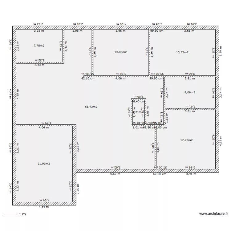 cent cinquante. Plan de 