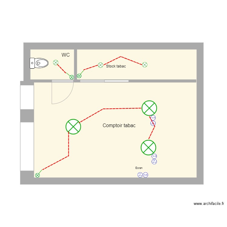 plan 2 tabac. Plan de 0 pièce et 0 m2