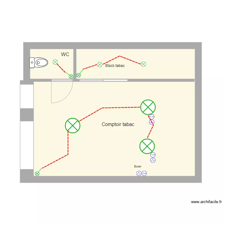 plan 2 tabac. Plan de 
