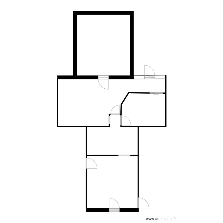 Lot_3_Maison_Charron. Plan de 5 pièces et 75 m2