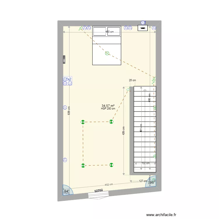 1eme Etage Matilde. Plan de 