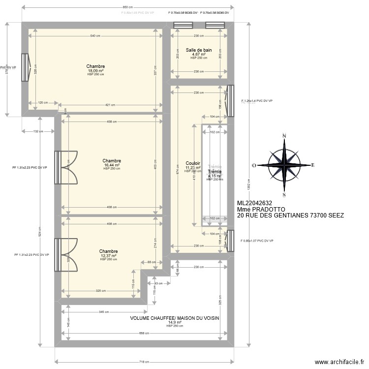 PRADOTTO 20 GENTIANNES. Plan de 0 pièce et 0 m2