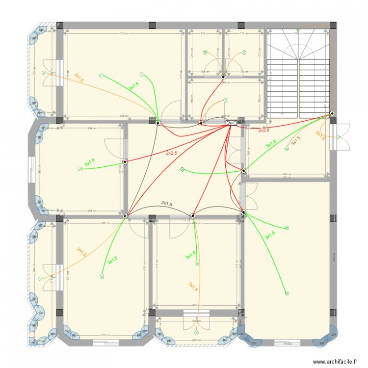 Bilel Medoudi. Plan de 35 pièces et 681 m2