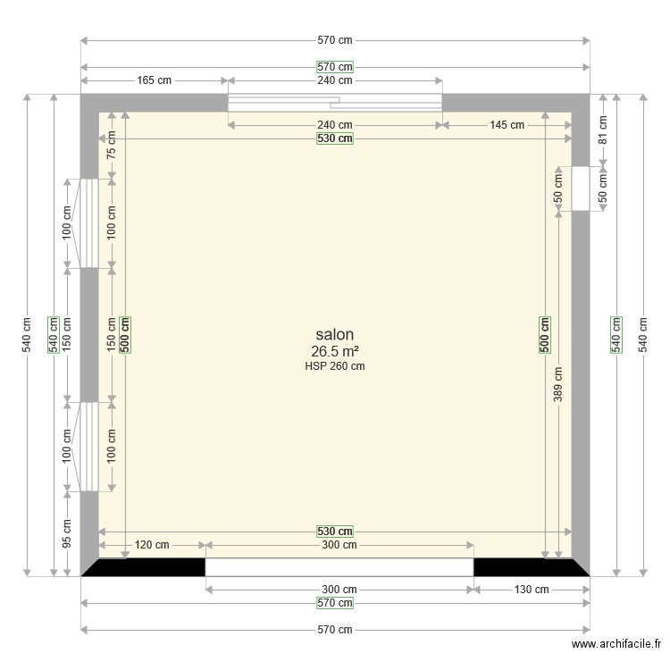 plan salon. Plan de 0 pièce et 0 m2