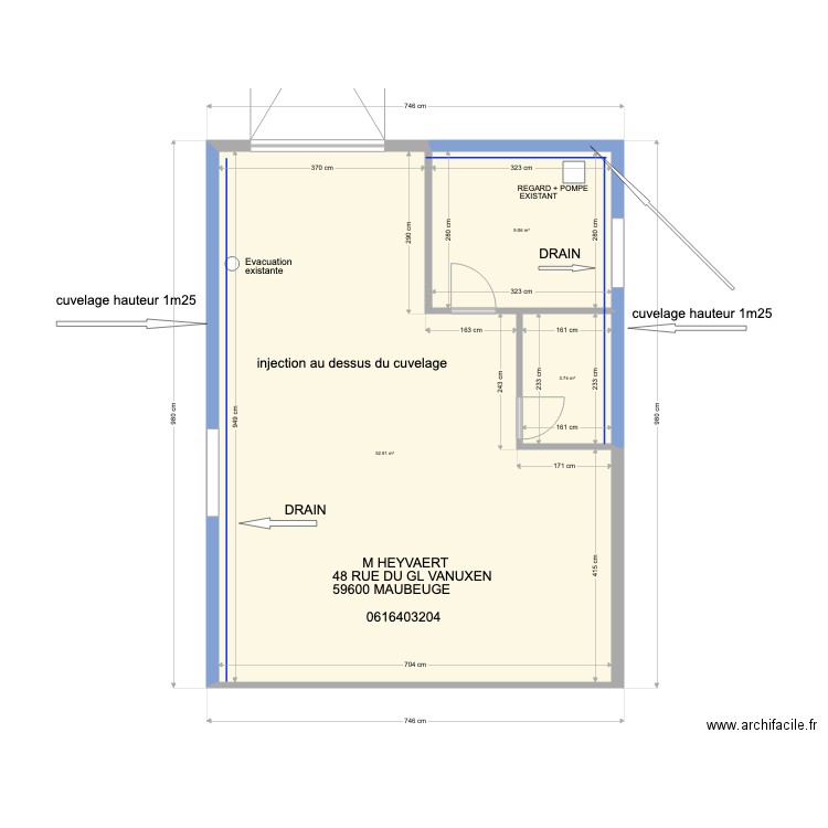 PLAN HEYVAERT. Plan de 0 pièce et 0 m2