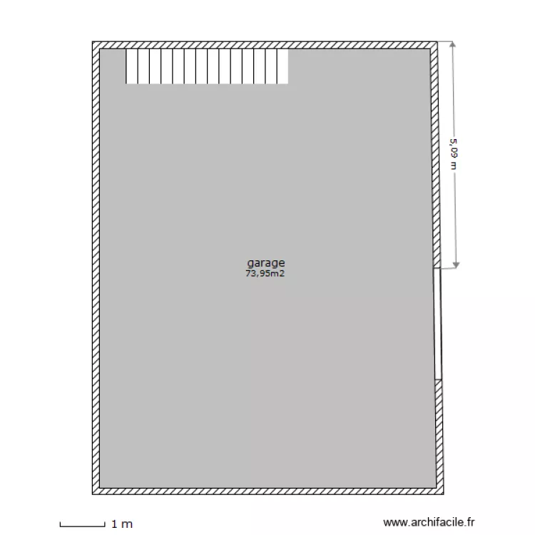 garage ssol. Plan de 