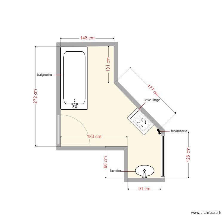 plan existant dossier 6092. Plan de 0 pièce et 0 m2