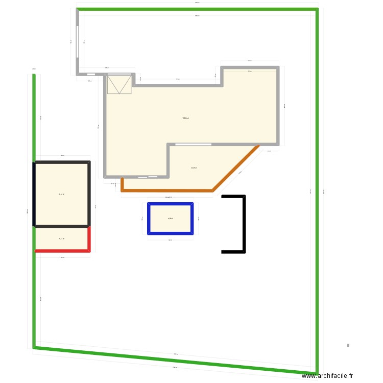 PLAN MAISON. Plan de 5 pièces et 263 m2