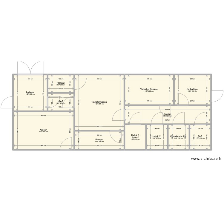 Dourbie. Plan de 0 pièce et 0 m2