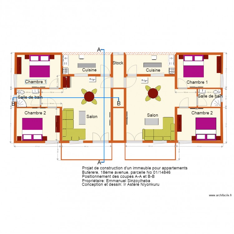 musalac coupes. Plan de 0 pièce et 0 m2