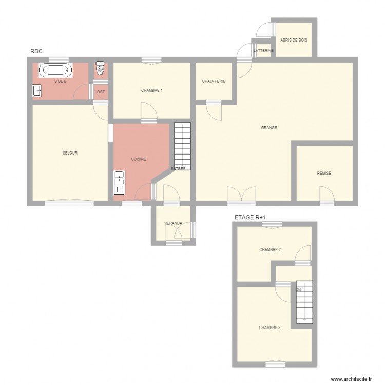 PENOT. Plan de 0 pièce et 0 m2