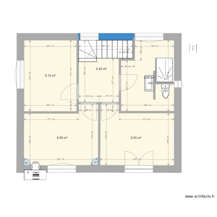 Prades 1er étage v4. Plan de 0 pièce et 0 m2