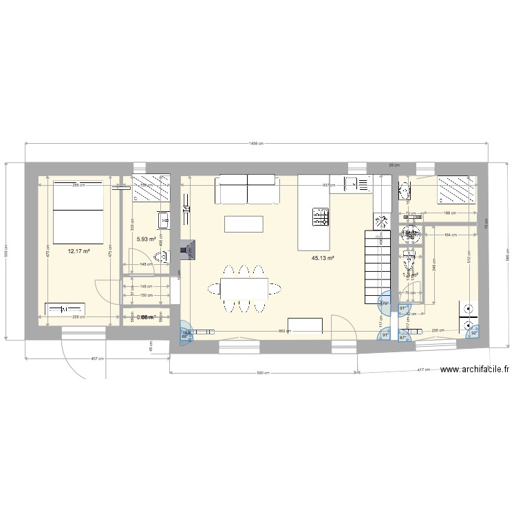 kerfissien. Plan de 0 pièce et 0 m2