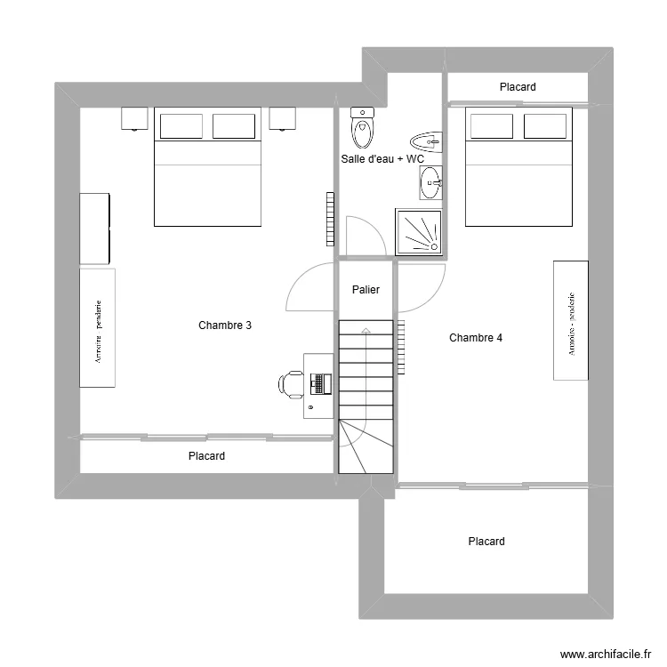 Mallek Etage 2. Plan de 