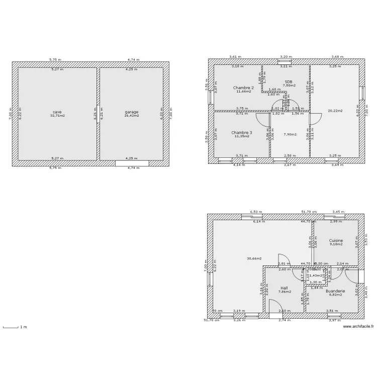 maison. Plan de maison. Plan de