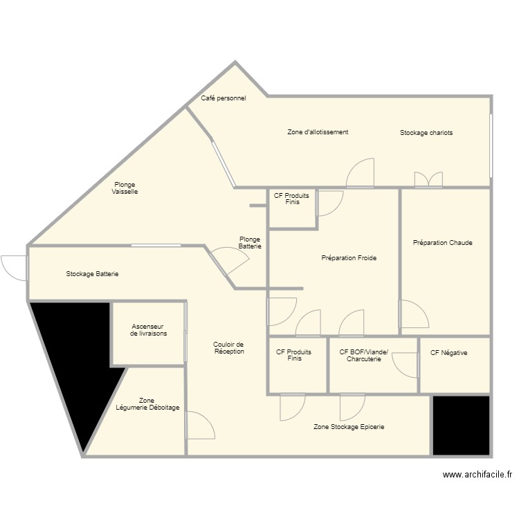 Polyclinique Drevon. Plan de 0 pièce et 0 m2