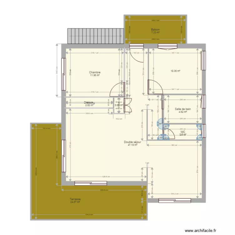 plan existant. Plan de plan existant. Plan de