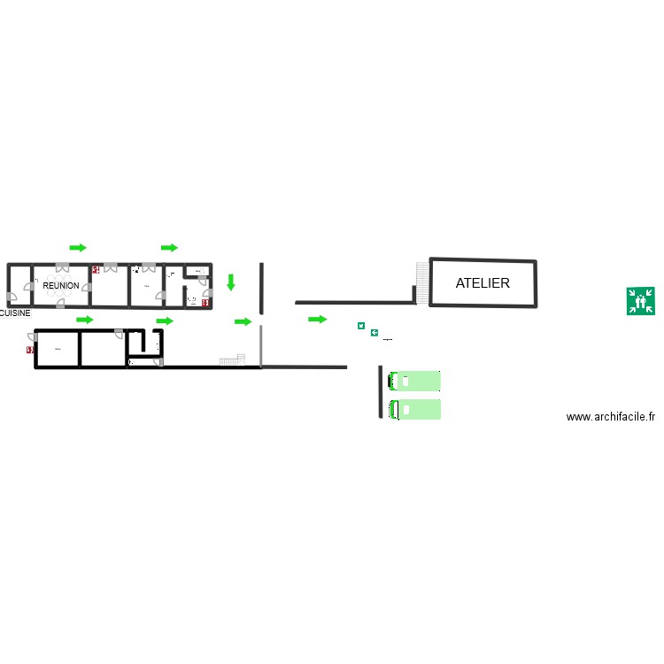 SDFV2. Plan de 10 pièces et 200 m2