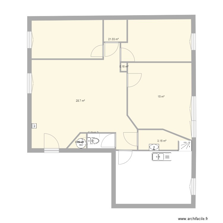 BUSSELET 1. Plan de 0 pièce et 0 m2