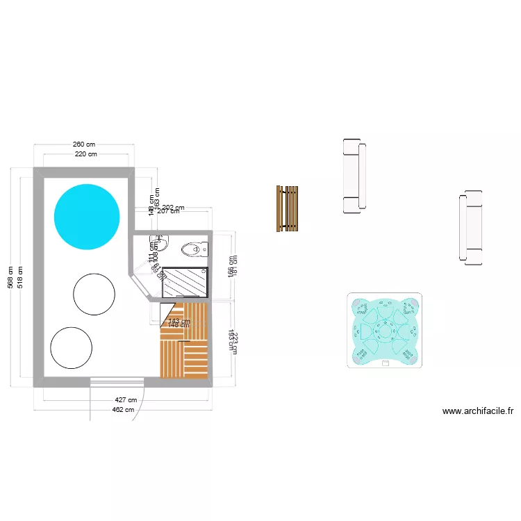sous sol SPa 2.0. Plan de 