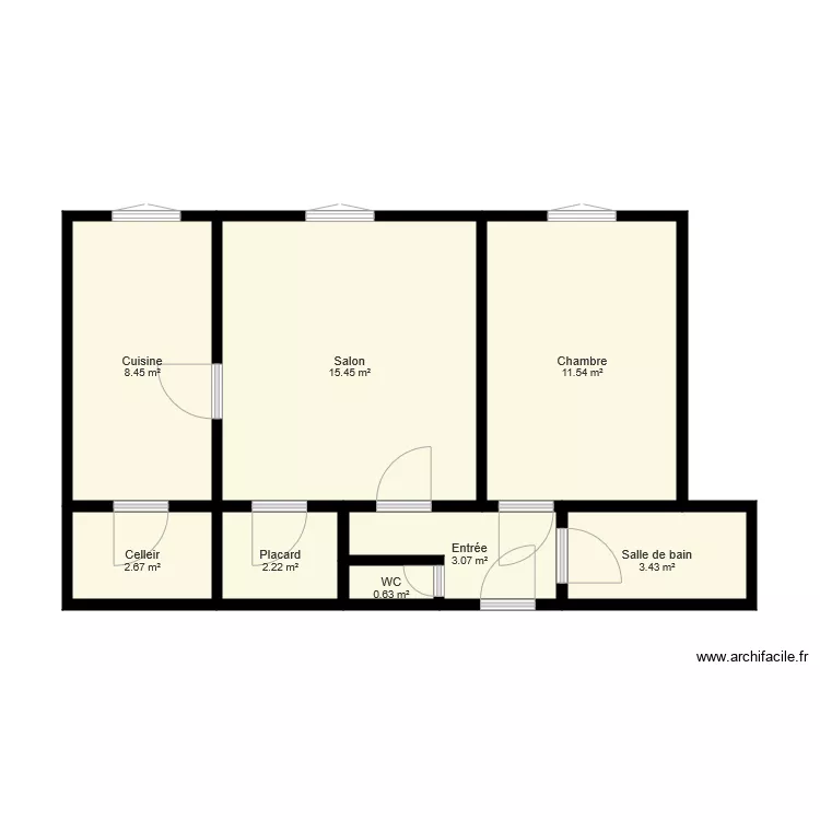gaudement. Plan de 