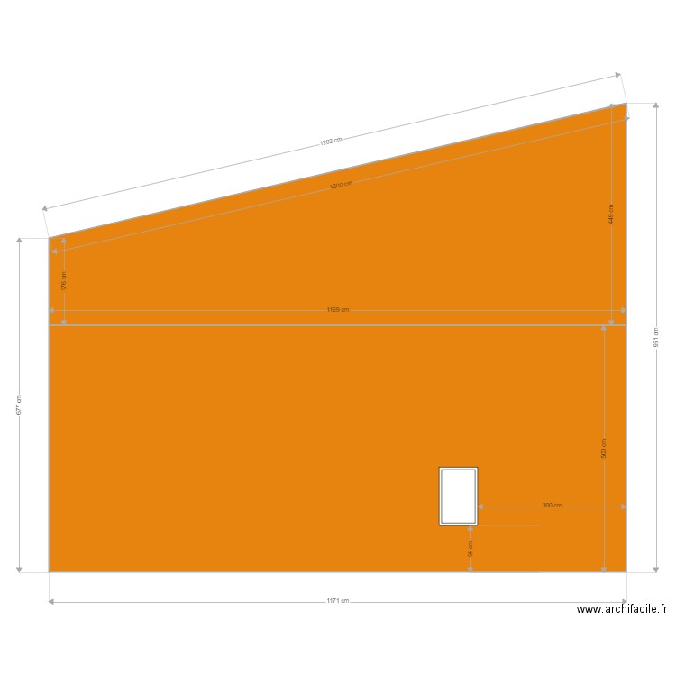 Toit avant travaux. Plan de 0 pièce et 0 m2