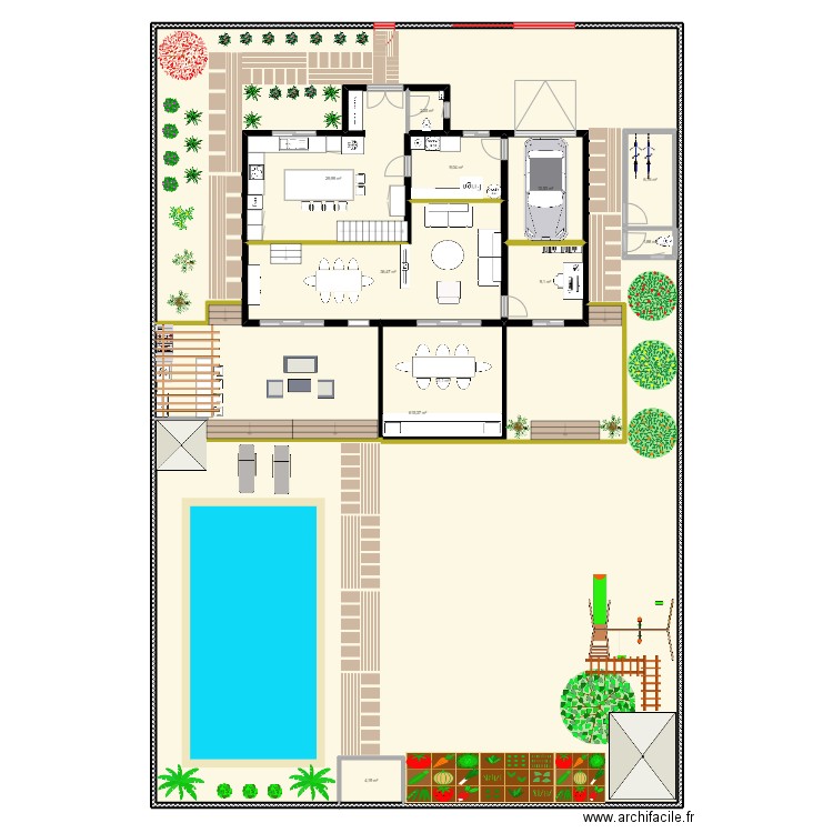 corneilhan. Plan de 0 pièce et 0 m2