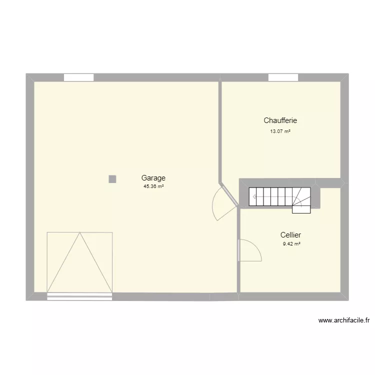 plan existant2. Plan de 