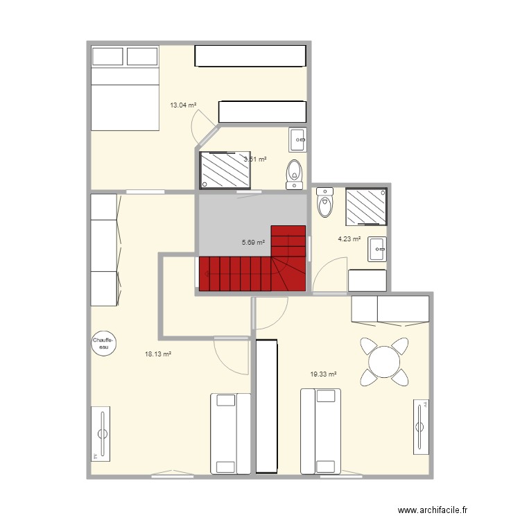 logement T2 et studio. Plan de 0 pièce et 0 m2